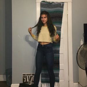 Yellow striped long sleeve